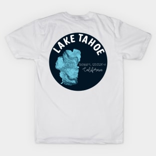 Lake Tahoe in California Round T-Shirt